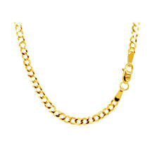Load image into Gallery viewer, 2.4mm 10k Yellow Gold Curb Chain
