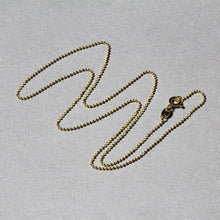 Load image into Gallery viewer, 14k Yellow Gold Diamond-Cut Bead Chain 1.0mm
