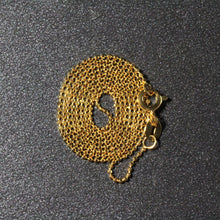 Load image into Gallery viewer, 14k Yellow Gold Diamond-Cut Bead Chain 1.0mm
