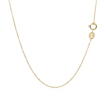 将图片加载到图库查看器，14k Yellow Gold Cable Link Chain 0.5mm
