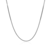 将图片加载到图库查看器，14k White Gold Gourmette Chain 1.5mm
