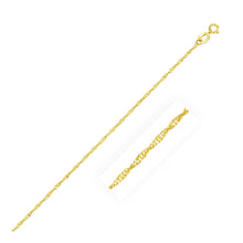 Load image into Gallery viewer, 14k Yellow Gold Singapore Chain 1.0mm
