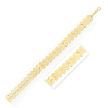 Load image into Gallery viewer, 14k Yellow Gold Polished Heart Link Chain Bracelet
