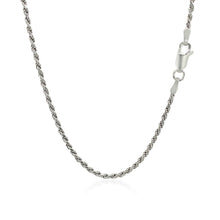 Load image into Gallery viewer, Sterling Silver 1.8mm Diamond Cut Rope Style Chain
