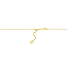 Load image into Gallery viewer, 14k Yellow Gold Adjustable Rope Chain 1.0mm
