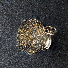 Load image into Gallery viewer, Diamond Cut Bead Links Pendant Chain in 14k Two Tone Gold (3.5mm)
