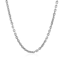 Load image into Gallery viewer, 2.3mm 14k White Gold Diamond Cut Cable Link Chain
