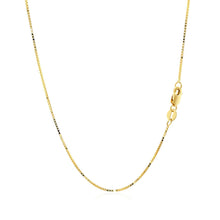 Load image into Gallery viewer, 14k Yellow Gold Classic Box Chain 0.7mm
