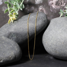Load image into Gallery viewer, 14k Yellow Gold Classic Box Chain 0.7mm
