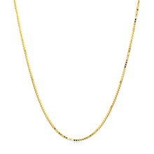 将图片加载到图库查看器，14k Yellow Gold Octagonal Box Chain 1.0mm
