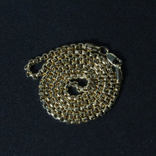 Load image into Gallery viewer, 2.4mm 14k Yellow Gold Round Box Chain
