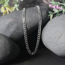 Load image into Gallery viewer, 3.6mm 14k White Gold Solid Curb Chain
