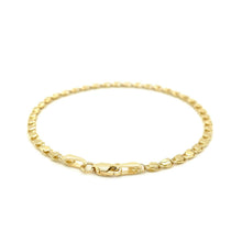 将图片加载到图库查看器，2.9mm 14k Yellow Gold Heart Bracelet
