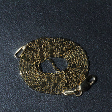 Load image into Gallery viewer, 14k Yellow Gold Diamond-Cut Alternating Bead Chain 1.2mm
