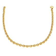 将图片加载到图库查看器，14k Yellow Gold Polished Cable Link Necklace
