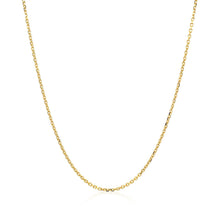 Load image into Gallery viewer, 14k Yellow Gold Diamond Cut Cable Link Chain 1.1mm
