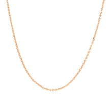 将图片加载到图库查看器，14k Rose Gold Adjustable Cable Chain 0.9mm

