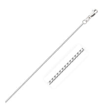 Load image into Gallery viewer, 14k White Gold Octagonal Box Chain (1.00 mm)
