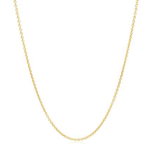 Load image into Gallery viewer, 14k Yellow Gold Round Cable Link Chain 1.2mm
