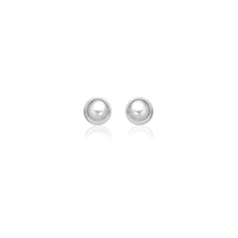 Load image into Gallery viewer, 14k White Gold Classic Stud Earrings (8.0 mm)
