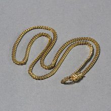 Load image into Gallery viewer, 3.2mm 14k Yellow Gold Classic Solid Miami Cuban Chain
