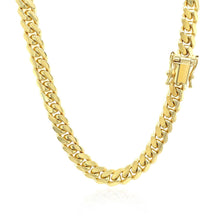 Load image into Gallery viewer, 6.1mm 10k Yellow Gold Classic Miami Cuban Solid Chain
