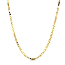 将图片加载到图库查看器，14k Yellow Gold Semi Solid Box Chain 1.6mm
