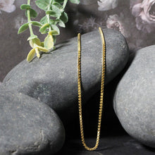将图片加载到图库查看器，14k Yellow Gold Semi Solid Box Chain 1.6mm
