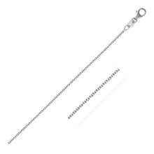 将图片加载到图库查看器，14k White Gold Round Cable Link Chain 1.5mm

