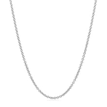 将图片加载到图库查看器，14k White Gold Round Cable Link Chain 1.5mm
