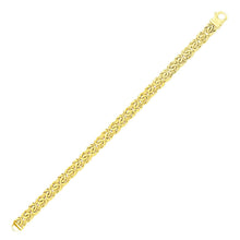 Load image into Gallery viewer, 14k Yellow Gold Byzantine Style Chain Bracelet
