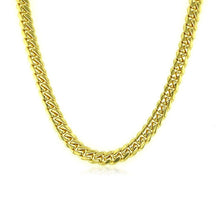 将图片加载到图库查看器，3.9mm 10k Yellow Gold Classic Miami Cuban Solid Chain
