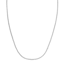 将图片加载到图库查看器，Double Extendable Cable Chain in 14k White Gold (1.40 mm)
