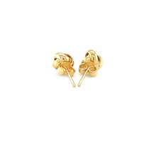 将图片加载到图库查看器，10k Yellow Gold Love Knot Stud Earrings
