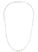 Load image into Gallery viewer, 14k White Gold Necklace with Polished Circles
