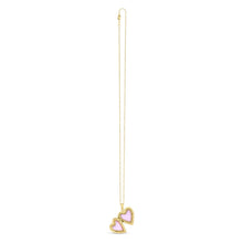 Load image into Gallery viewer, 14k Yellow Gold Diamond Heart Locket Necklace
