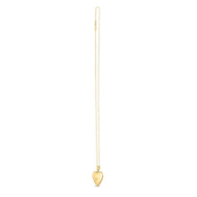 Load image into Gallery viewer, 14k Yellow Gold Diamond Heart Locket Necklace
