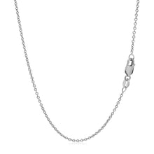 将图片加载到图库查看器，14k White Gold Round Cable Link Chain 1.3mm
