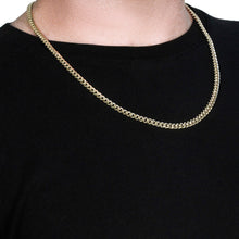 Load image into Gallery viewer, 10k Yellow Gold Semi Solid Miami Cuban Chain (5.00 mm)
