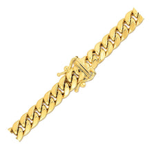 将图片加载到图库查看器，6.65mm 10k Yellow Gold Semi Solid Miami Cuban Chain
