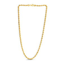 Load image into Gallery viewer, 14k Yellow Gold Light Rope Chain (4.30 mm)
