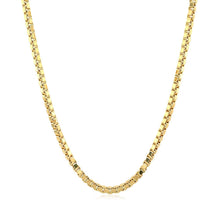 Load image into Gallery viewer, 2.0mm 14k Yellow Gold Semi Solid Box Chain
