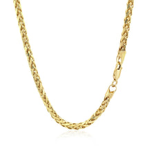 Load image into Gallery viewer, 3.15mm 14k Yellow Gold Diamond Cut Round Franco Chain
