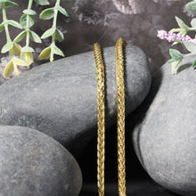 Load image into Gallery viewer, 3.15mm 14k Yellow Gold Diamond Cut Round Franco Chain
