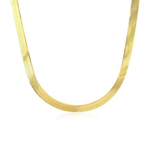 将图片加载到图库查看器，6.0mm 14k Yellow Gold Super Flex Herringbone Chain
