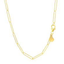 将图片加载到图库查看器，14k Yellow Gold Wire Paperclip Chain (2.7mm)
