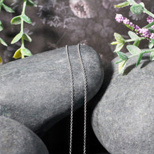将图片加载到图库查看器，14k White Gold Round Cable Link Chain 1.1mm
