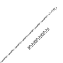 Load image into Gallery viewer, 14K White Gold Gourmette Chain (2.80 mm)
