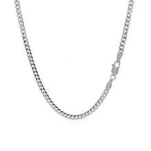 Load image into Gallery viewer, 14K White Gold Gourmette Chain (2.80 mm)
