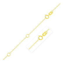 Load image into Gallery viewer, Double Extendable Piatto Chain in 10k Yellow Gold (1.30 mm)
